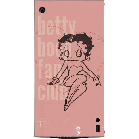 Betty Boop Fan Club XBox Series X Digital Edition Console Skin